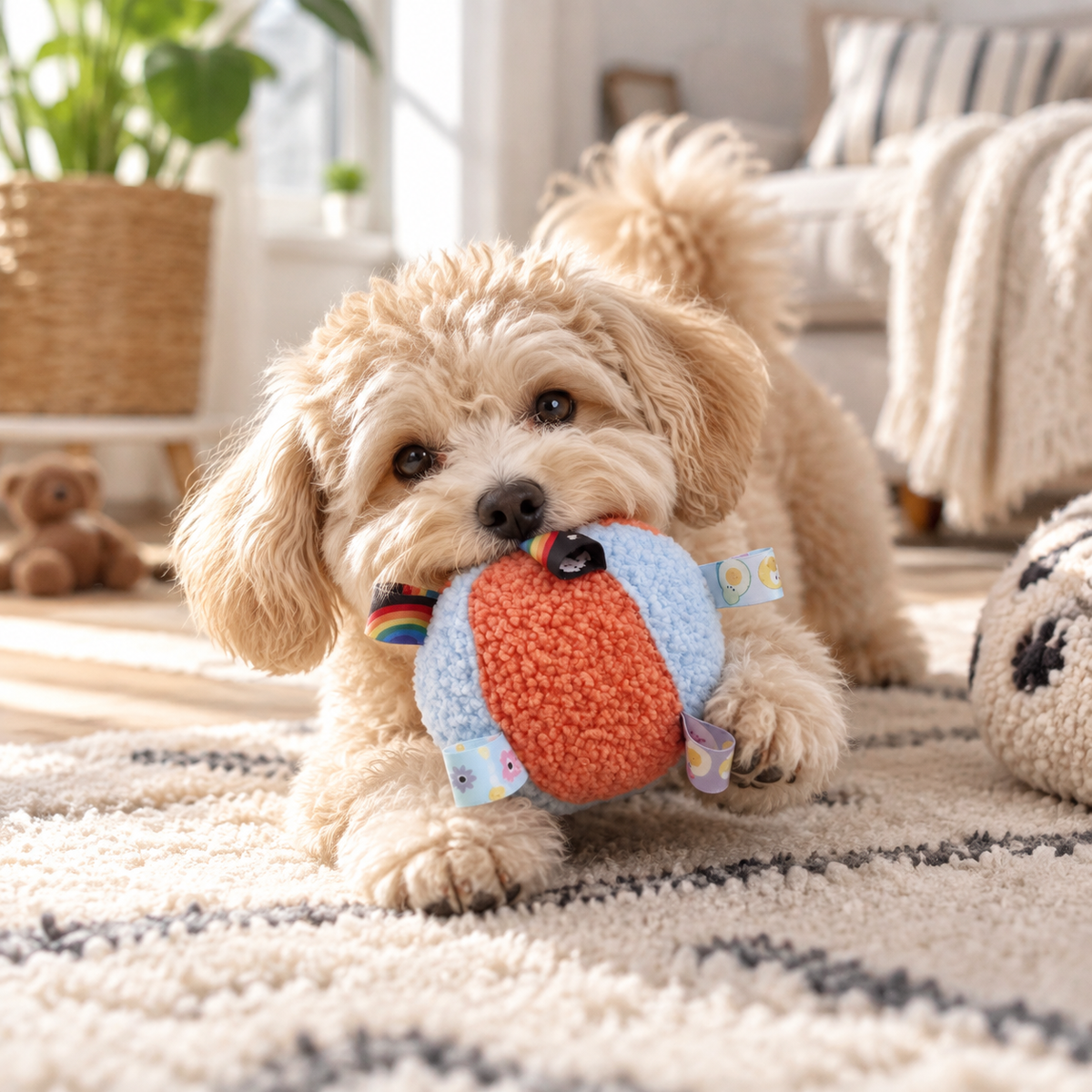 Plush Bell Toy Ball