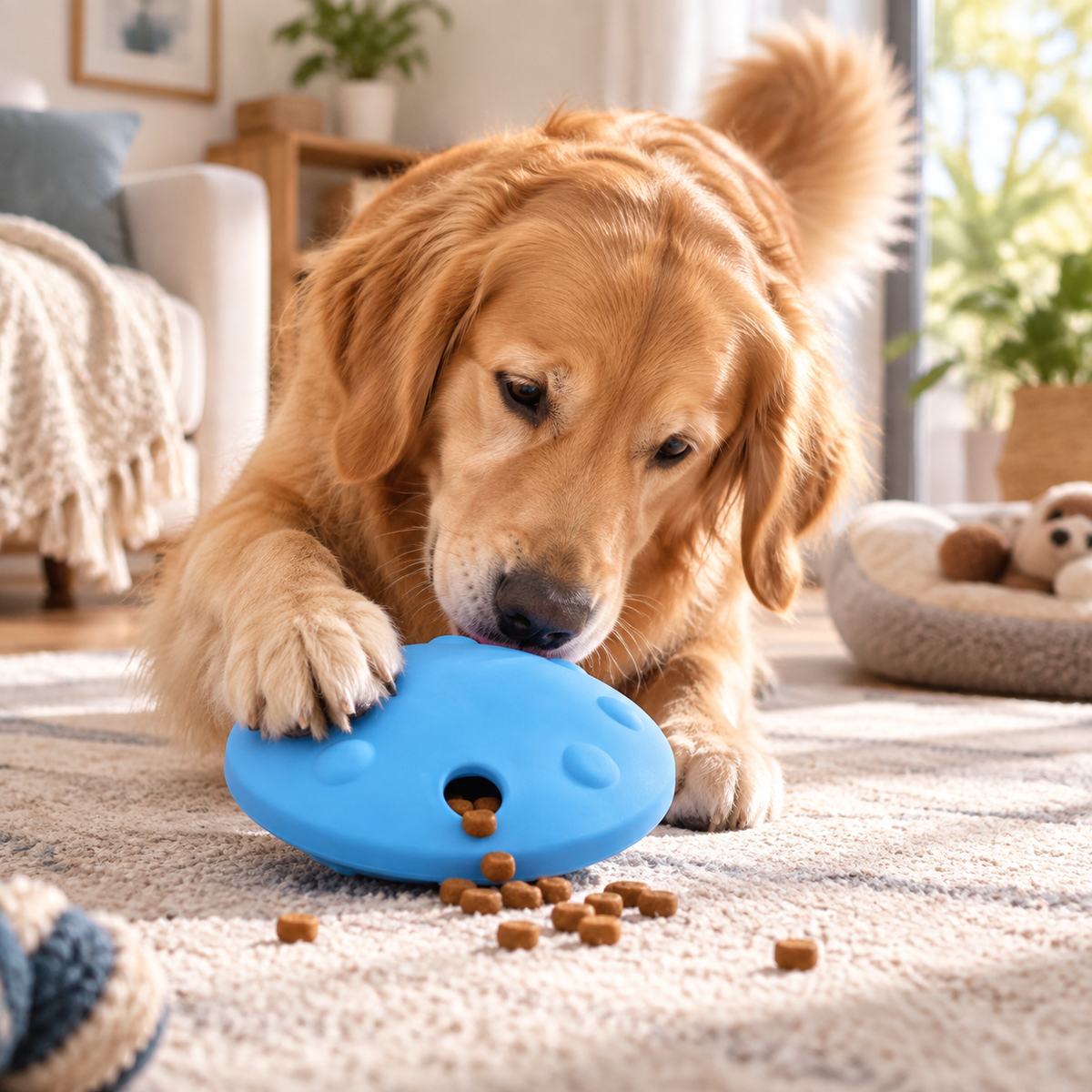 Silicone Treat Dispensing Dog Toy