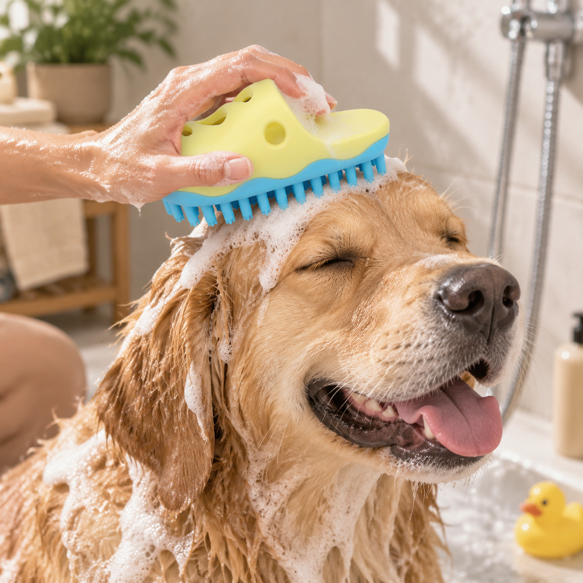 Silicone Pet Bath Brush
