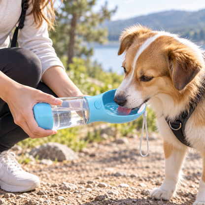 3-in-1 Portable Pet Water Bottle